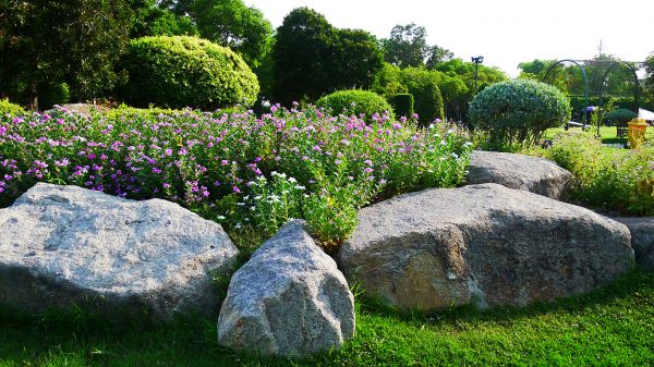 Boulder Landscaping in Terre Haute