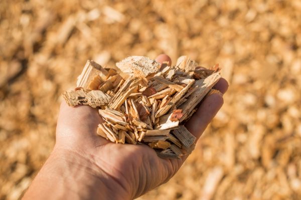 Wood Chips Spreading in Terre Haute